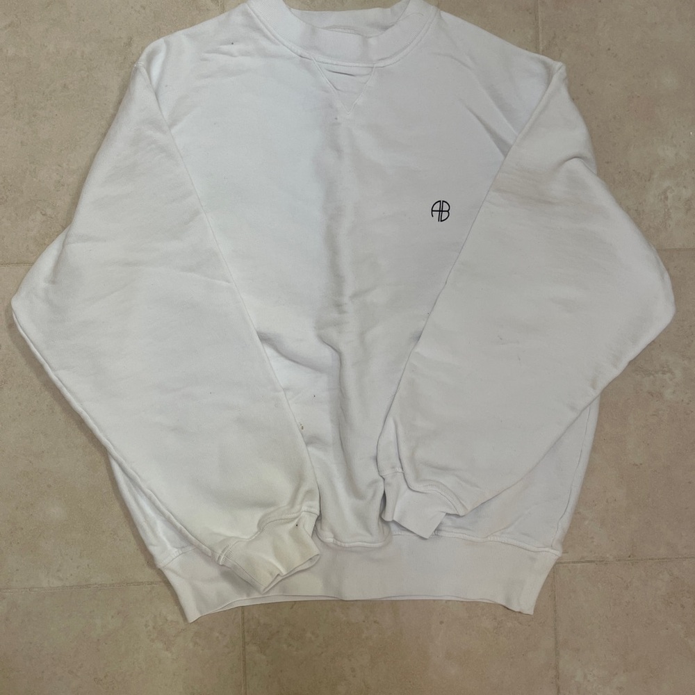 White Crewneck Sweater